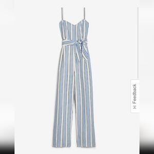 Express Striped Jumpsuit. Size 6.